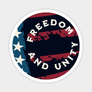 American Flag Freedom & Unity Magnet